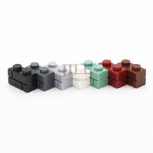Free Shipping Moc Brick Modified 1x2 with Masonry Profile Military Wall 98283 DIY Enlighten Block Compatible Assembles Particles 2024 - buy cheap