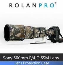 Защитный чехол для объектива ROLANPRO, камуфляжный чехол для Sony, 500 мм, F/4G, SSM 2024 - купить недорого