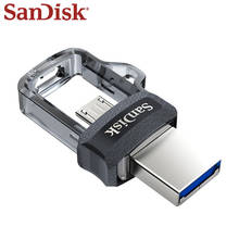 SanDisk OTG USB 3.0 Dual Mini Pen Drive 128GB 64GB USB Flash Drive 32GB Pendrive Memory U Disk For PC And Android Phone Tablet 2024 - buy cheap