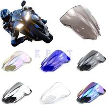 Para-brisa preto para motocicleta yamaha, para modelos yzf600, yzf 600, r6, 2008, 2009, 2010, 2011, 2012, 2013, 2014 e 2015 2024 - compre barato