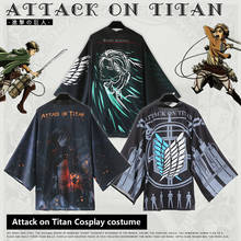 Fantasia de cosplay de anime attack on titan, capa mikasa ackerman, bracelete, arlinerte, engrenagem para mulheres e homens 2024 - compre barato
