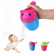 Cute Cartoon Baby Bathing Cup children Shampoo Cup Shower Shampoo Cup boys girls Washing Hair Kids water spoon Tool 2024 - buy cheap