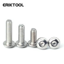 M2 M3 M4 M5 304 Stainless Steel Grade 12.9 Steel DIN912 Hexagon Hex Round Head Cap Allen Bolt Screws Full Thread L=8-20mm 2024 - buy cheap