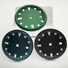 New Bliger 32.5mm Black/Blue/Green Sterile Watch Dial Parts Fit ETA2836 2824 DG2813 3804 Miyota 8215 821A Seagull ST1612 Movemen 2024 - buy cheap