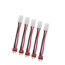 5Pcs Deans Charging adapter T Male Plug to Female Tamiya Head Male For RC Car Lipo Battery Charger 2024 - buy cheap