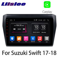 Liislee-sistema de navegação para autos, navegador gps, multimídia, com rádio e som estéreo, para suzuki swift 2017 e 2018 original 2024 - compre barato