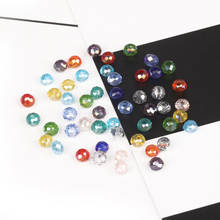 120 pçs 3mm roda de vidro contas redondas contas de cristal solto bedas para fazer jóias descobertas colar pulseira brincos descobertas 2024 - compre barato