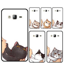 Funda de teléfono Don't kiss My Cat para Samsung Galaxy A3 A5 2017 J3 J7 J5 2016 J4 J6 J8 A6 A8 Plus J2 Core 2018 2024 - compra barato