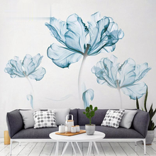 Creative Wall Sticker Nordic Flower Self-adhesive Stickers Bedroom Living Room Decoration House Decoration Wall Decor Home Decor 2024 - buy cheap