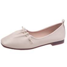 Large Size 40 Women's Shoes Spring Autumn Single Shoes Ballet Flats Ladies Ballerinas Women Leather Shoes Flats Zapatos Mujer 2024 - buy cheap