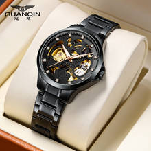 GUANQIN 2020 new watch men's skeleton automatic mechanical watch gold skeleton retro men's watch men's watch top brand luxury 2024 - buy cheap