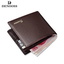 Men's Wallet Men's Short Wallet, Horizontal Thin Wallet, Japanese and Korean Fashion Youth Multi-card Wallet, Driver's License 2024 - купить недорого