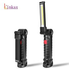 5 Modes Portable COB LED Flashlight Hook Magnetic Torch AAA Battery Work Light Inspection Lamp For Outdoor Camping Working Car 2024 - buy cheap