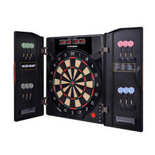 Electronic dartboard with cabinet automatic scoring electronic dart tray bar Folding dart box Professional game 2024 - buy cheap