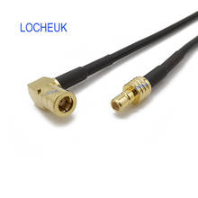 Cable de extensión SMB macho a SMB hembra, Conector de ángulo recto de 90 grados, RG174, Cable RF, coleta para antena aérea DAB de 3/6/9M 2024 - compra barato