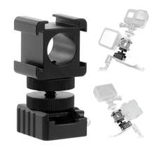 3 Cold Shoe Microphone Monitor Mount Adapter On-Camera LED Video Light Mount Adapter for Canon Nikon Sony DSLR Camera 2024 - buy cheap