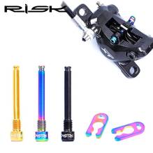 RISK-perno de freno de disco hidráulico para bicicleta de montaña, enchufe de aleación de titanio, 2 uds. 2024 - compra barato