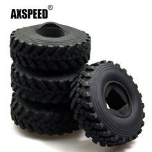 AXSPEED 4Pcs/Set Rubber Tires 40mm OD Tyres for Axial Wraith CC01 F350 1:10 RC Crawler Car 2.2inch Beadlock Wheels 2024 - buy cheap