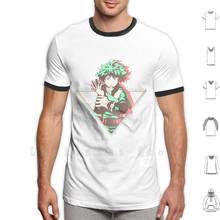 Deku-Camiseta de Boku No Hero Academia de algodón de gran tamaño, S-6xl, Deku, todo por uno, Boku No Hero Academia 2024 - compra barato