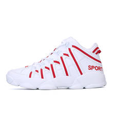 Moda nova marca sapatos de basquete masculino mulher de alta qualidade esportes atlético sapatos para meninos homens confortáveis tênis plus size 33-46 2024 - compre barato