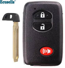 Smart 2 + 1 botão remoto chave ask314.3mhz ID71-0140 uso para toyota camry reiz prado avalon 2005-2010 toy48 chave de emergência 2024 - compre barato