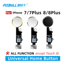 FIXBULL-Cable flexible de montaje de botón de inicio Universal para iPhone 7, 8 Plus, 7Plus, 8 Plus, con función de retorno, sin huella dactilar, ID táctil 2024 - compra barato