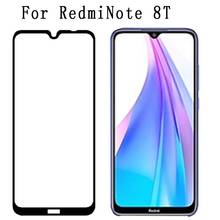 3D Full Glue Tempered Glass For Xiaomi Redmi Note 8T Full Cover 9H Protective film Screen Protector For Redmi Note 8T 8 T 2024 - buy cheap