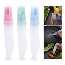Baking Accessories Oil Bottle Brush Kitchen Gadgets Barbecue Tools Portable Silicone 1Pcs BBQ Basting Brushes 2024 - buy cheap
