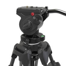 JIEYANG-trípode profesional de aluminio JY0608 para cámara, cabezal de amortiguación hidráulica, para vídeo, Dslr 2024 - compra barato