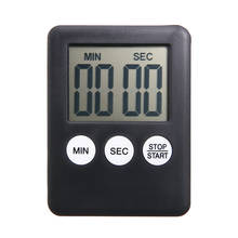 Lcd display digital cozinha temporizador quadrado cozinha contagem regressiva despertador sono cronômetro temporizador 2024 - compre barato