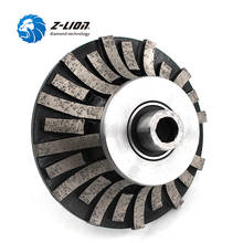 Z-LION B20 Diamond Segmented Profiling Bit Router Bit Edge Grinding Wheel Granite Marble Countertop Abrasive Wheel M14 Thread 2024 - buy cheap
