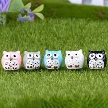 1 Pcs Artificial Animal Owl Miniature Fairy Garden Home Houses Decoration Mini Micro Landscaping Decor 5 Colors!! 2024 - buy cheap