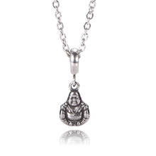 New Laughing Buddha Pendant Necklace Women Stainless Steel Necklaces Fashion Unisex Jewelry 24 inch 2024 - buy cheap