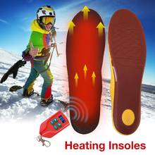 Outdoor Sports Heating Insoles Winter Warm Soles Heated Shoe Pad Heated Insole with Remote Control Wireless Foot Warmer 2020 New 2024 - buy cheap