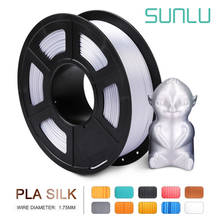 SUNLU 1,75 Шелковый PLA 3D Синтетическая нить 1кг Шелковый PLA 3D-принтеры нити с шелковой текстурой 3D полиграфические материалы Быстрая доставка 2024 - купить недорого