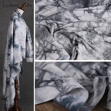 Lychee life tecido de pelúcia 45x145cm, cor preta, jacquard, brocado, tecido de algodão artesanal, tecido de costura, decoração para casa 2024 - compre barato