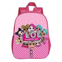 Mochilas escolares de dibujos animados para niños y niñas, mochilas con estampado de muñecas LOL Surprise, bolsa para libros, mochila para estudiantes 2024 - compra barato