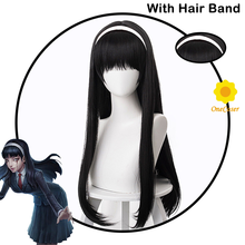 Identity V Kawakami Tomie Cosplay Wig with Hair Band Long Black Hair Dream Witch Hair Heat-resistant Fiber Hair + Wig Cap Party 2024 - buy cheap
