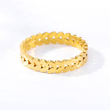 Креативное геометрическое кольцо с простой обмоткой розовое золото кольцо для женщин модные популярные свадебные кольца для женщин Anillos Mujer 2024 - купить недорого