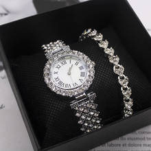 Reloj de cristal de lujo para mujer, resistente al agua, correa de acero de oro rosa, relojes de pulsera de marca superior, A3733 2024 - compra barato