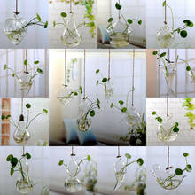 Wall Hanging Light Bulb Glass Bird Shape Vase Flower Plant Terrarium Container Home Decor Vases 2024 - buy cheap