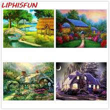 5D DIY 5D DIY Diamond Painting landscape Cabin Cross Stitch 3D Diamond Scenery diamond Embroidery rhinestones Home Decor 2024 - buy cheap