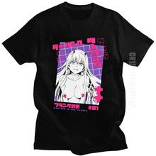 Cool Tshirt Men Darling In The Franxx Tshirt Waifu 100% Cotton Tee Tops O-neck Casual Anime T-shirt Manga Zero Two Shirt Kawaii 2024 - compra barato