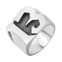 Personality Lucky 13 Ring Stainless Steel Jewelry Fashion Charms Lucky 13 Biker Ring For Men Gift 2024 - buy cheap