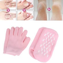 Reusable SPA Gel Socks Gloves Moisturizing Whitening Exfoliating Foot Mask Ageless Smooth Hand Mask Foot Care Silicone Gel Socks 2024 - buy cheap
