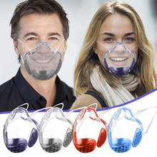 1pc Anti-Oil-Splash Fog Transparent Face Mask Mouth Cover Durable Reusable Face Protector Mask Clear Masks Kitchen Tools 2024 - buy cheap