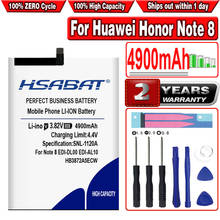 HSABAT-batería para Huawei Honor Note 8, Note 8, EDI-DL00, EDI-AL10, 4900mAh, HB3872A5ECW 2024 - compra barato