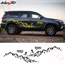 1set Discovery Mountain Body Sticker For-Toyota Fortuner Car Door Side Decor Stickers Auto Off Road Styling DIY Vinyl Decals 2024 - buy cheap