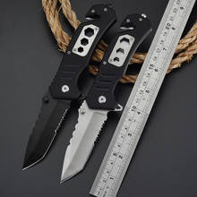 Toughkeng multi-purpose lâmina dobrável faca de acampamento montanhismo bolso facas equipamentos 2024 - compre barato