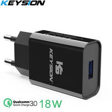 Сетевое зарядное устройство KEYSION с USB-портами, 18 Вт, быстрая зарядка 3,0 2024 - купить недорого